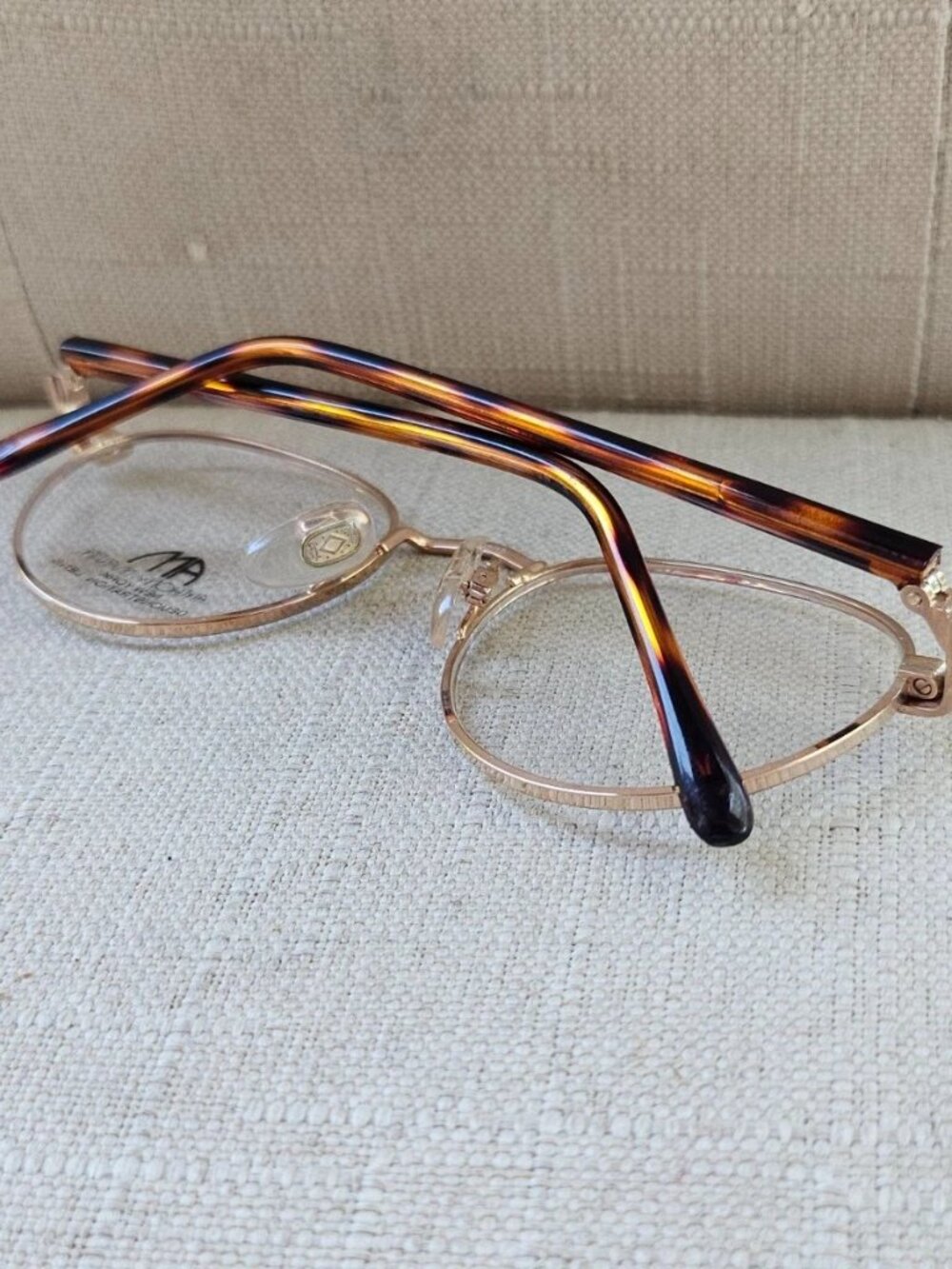 Anthony Martin Women Eyeglasses Frame Brown/Gold Tone Eyewear Glasses NWT - Picture 7 of 13